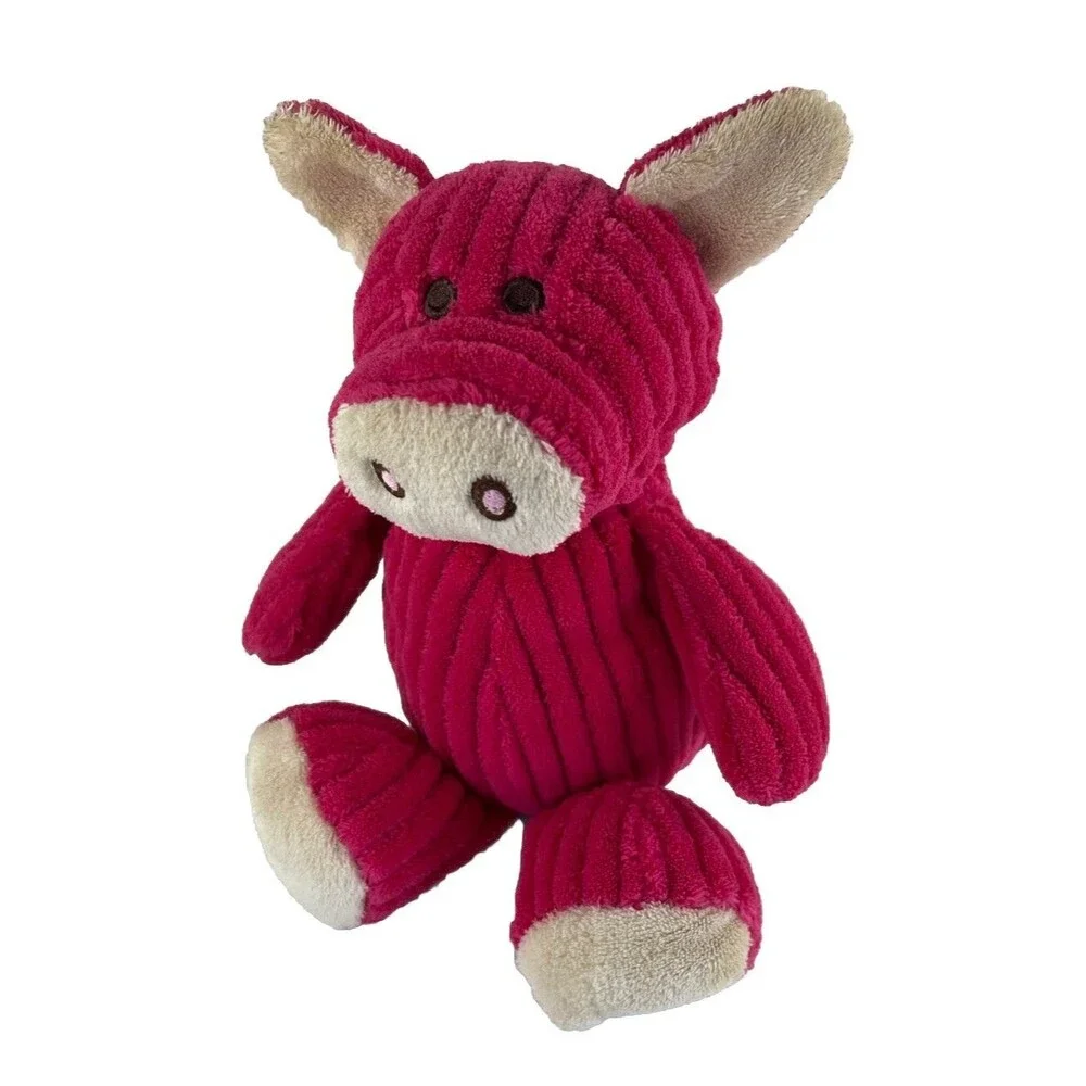 Animal Adventure Pink Corduroy Ribbed Pig Plush Soft Toy Stuffed Animal 10